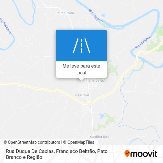 Rua Duque De Caxias mapa