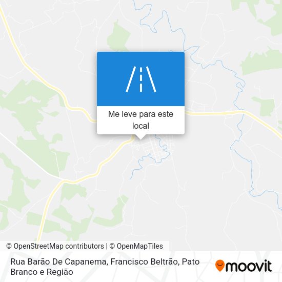 Rua Barão De Capanema mapa