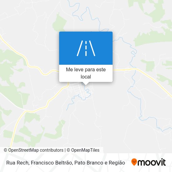 Rua Rech mapa
