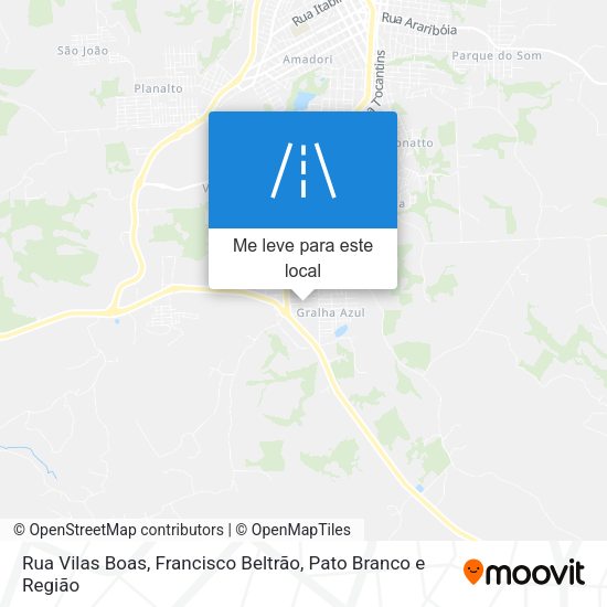 Rua Vilas Boas mapa