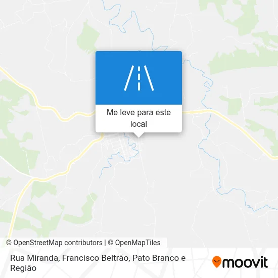 Rua Miranda mapa