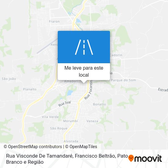 Rua Visconde De Tamandaré mapa