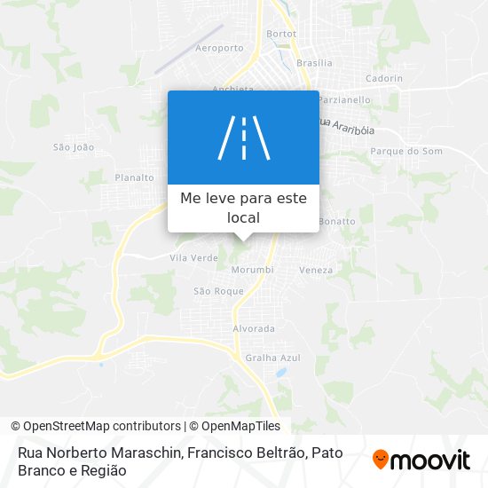 Rua Norberto Maraschin mapa