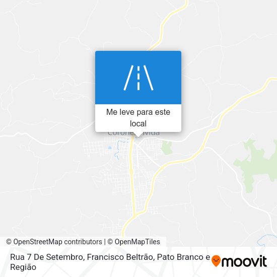 Rua 7 De Setembro mapa