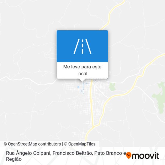 Rua Ângelo Colpani mapa