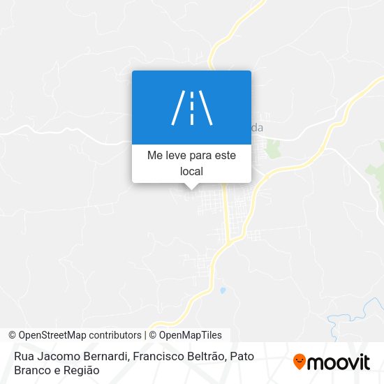 Rua Jacomo Bernardi mapa