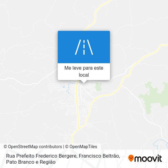 Rua Prefeito Frederico Bergere mapa