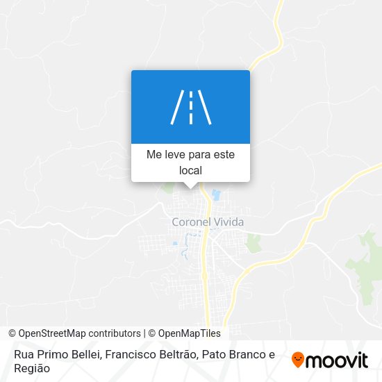 Rua Primo Bellei mapa