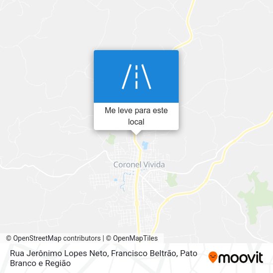 Rua Jerônimo Lopes Neto mapa