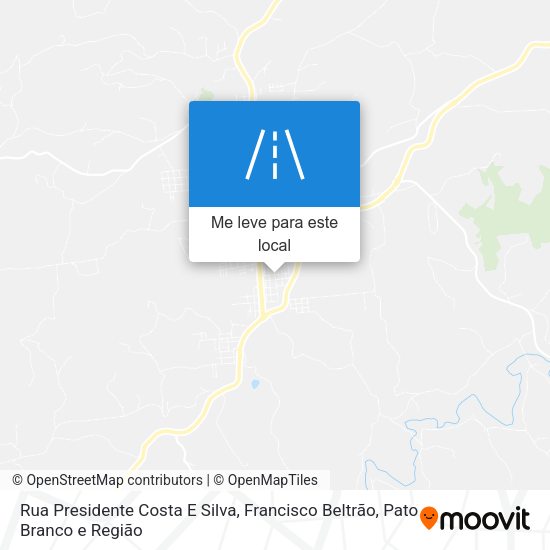 Rua Presidente Costa E Silva mapa