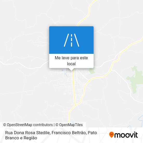 Rua Dona Rosa Stedile mapa