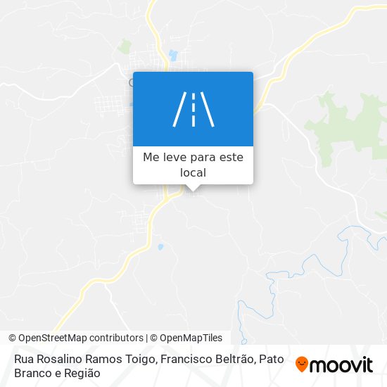 Rua Rosalino Ramos Toigo mapa