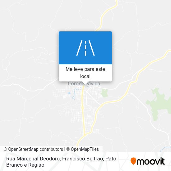 Rua Marechal Deodoro mapa
