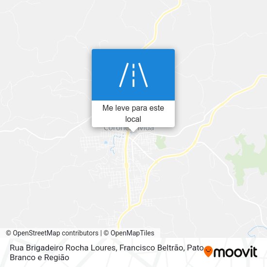Rua Brigadeiro Rocha Loures mapa