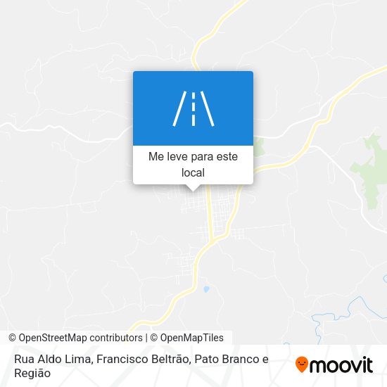 Rua Aldo Lima mapa