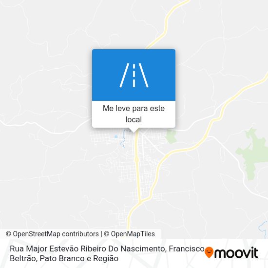Rua Major Estevão Ribeiro Do Nascimento mapa