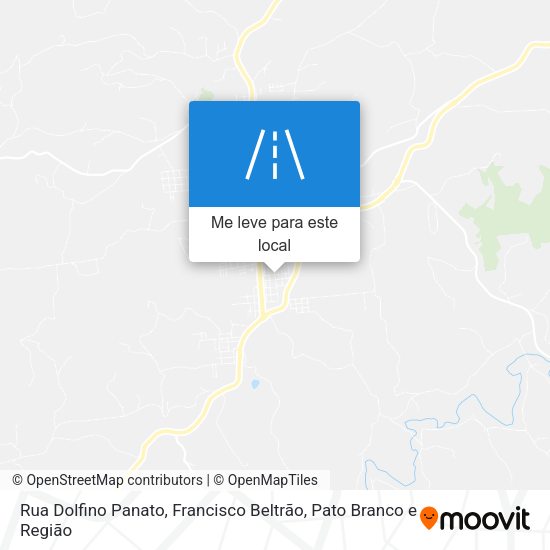 Rua Dolfino Panato mapa