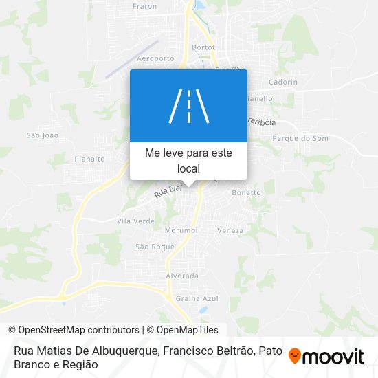 Rua Matias De Albuquerque mapa