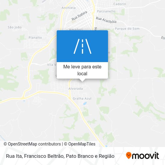 Rua Ita mapa