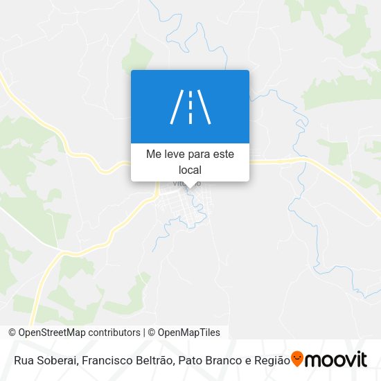 Rua Soberai mapa