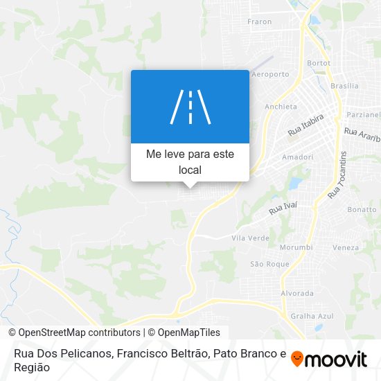Rua Dos Pelicanos mapa