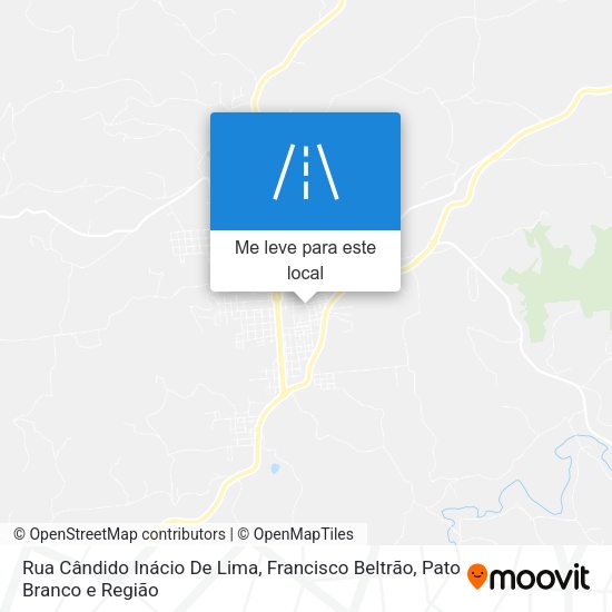 Rua Cândido Inácio De Lima mapa