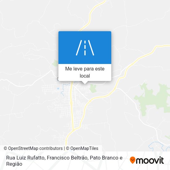 Rua Luiz Rufatto mapa