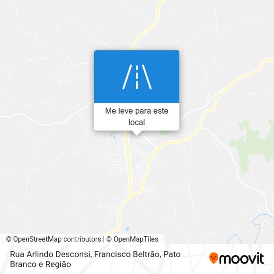 Rua Arlindo Desconsi mapa