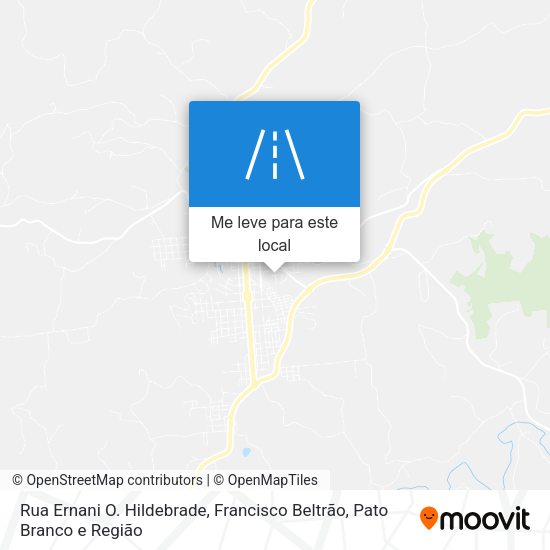 Rua Ernani O. Hildebrade mapa