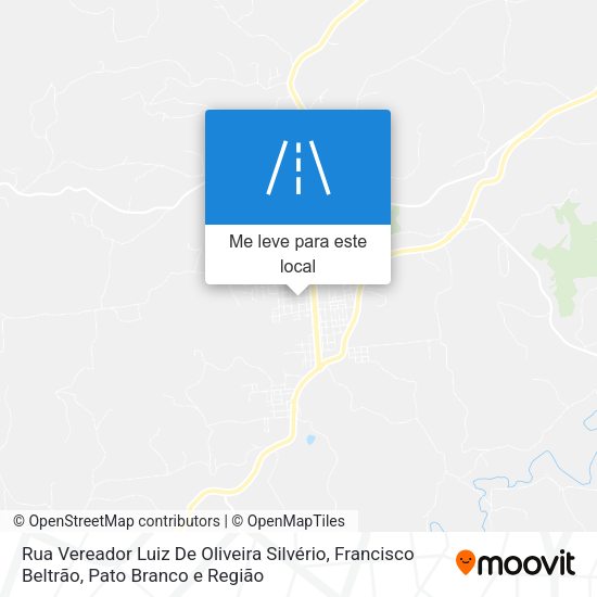 Rua Vereador Luiz De Oliveira Silvério mapa