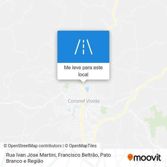 Rua Ivan Jóse Martini mapa