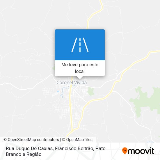 Rua Duque De Caxias mapa