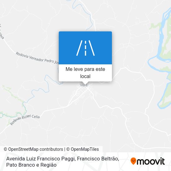 Avenida Luiz Francisco Paggi mapa