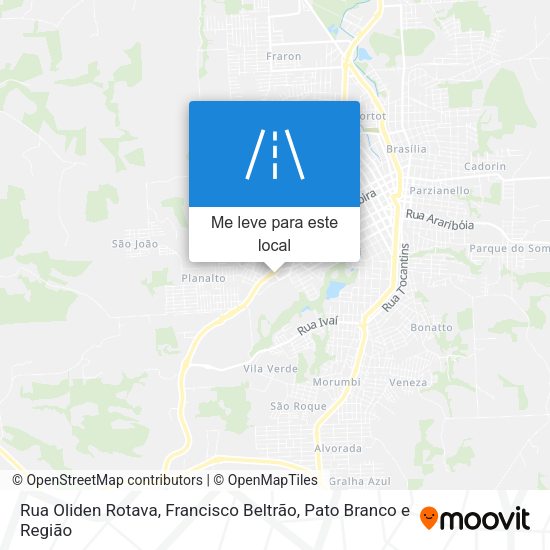 Rua Oliden Rotava mapa