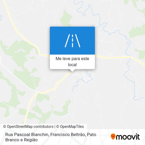 Rua Pascoal Bianchin mapa