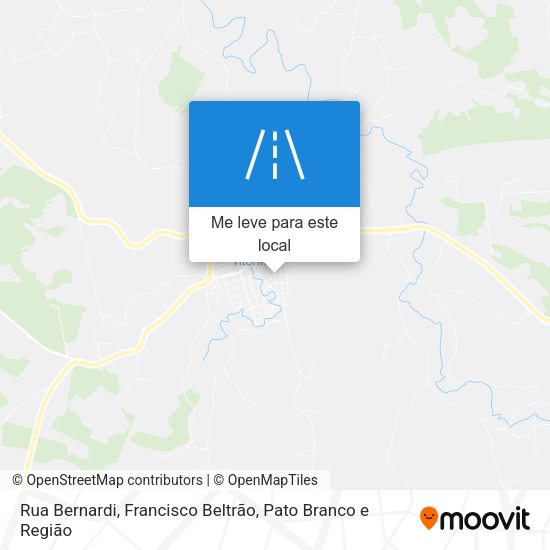 Rua Bernardi mapa