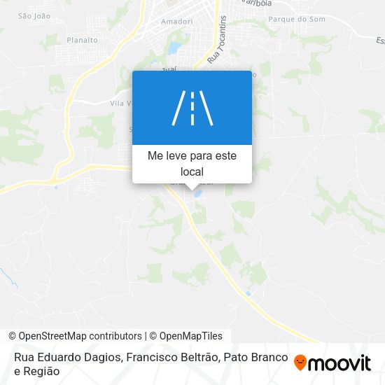 Rua Eduardo Dagios mapa