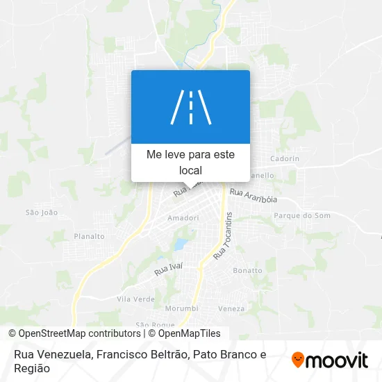 Rua Venezuela mapa