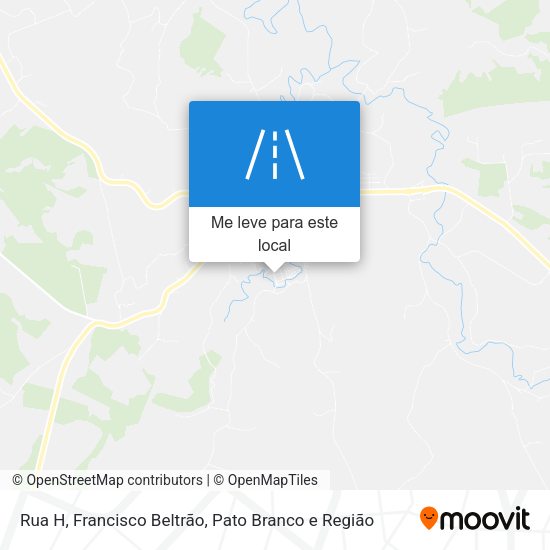 Rua H mapa