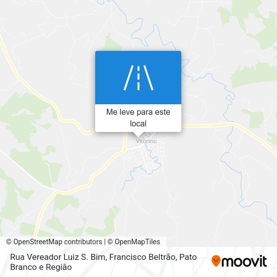 Rua Vereador Luiz S. Bim mapa