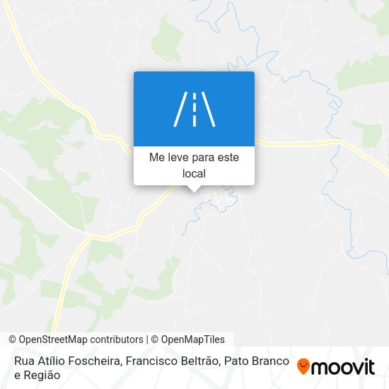 Rua Atílio Foscheira mapa