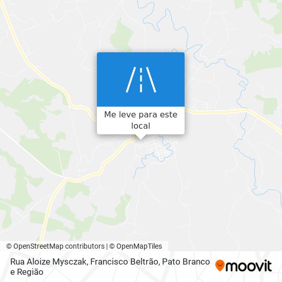 Rua Aloize Mysczak mapa