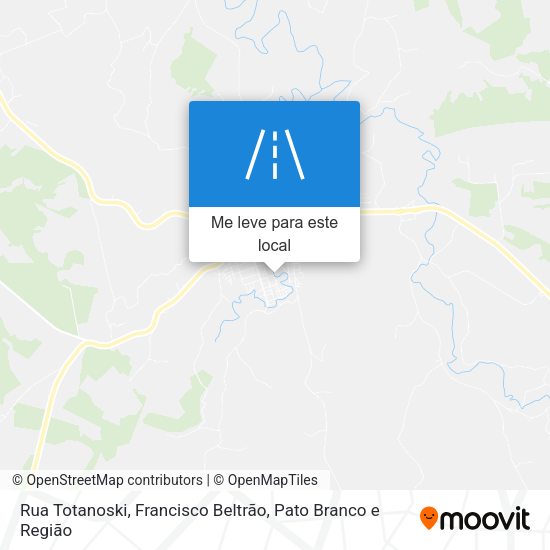 Rua Totanoski mapa