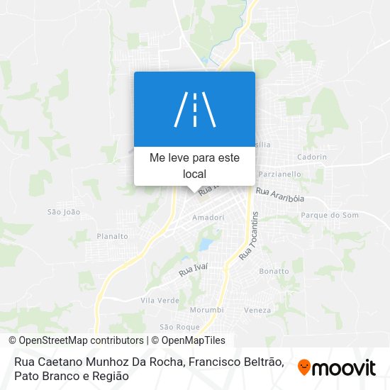 Rua Caetano Munhoz Da Rocha mapa