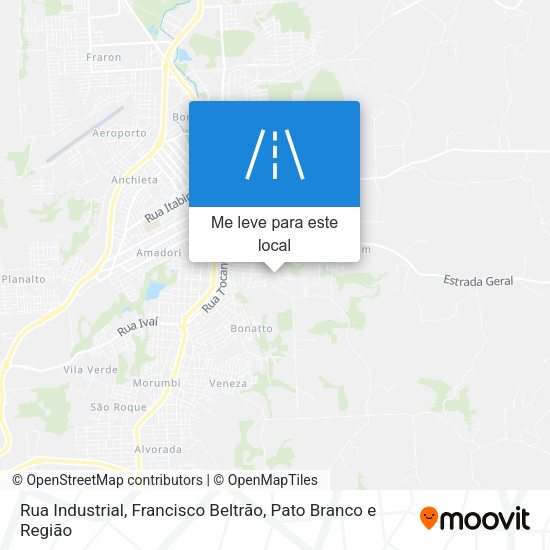 Rua Industrial mapa