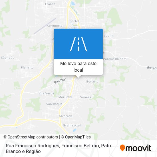 Rua Francisco Rodrigues mapa