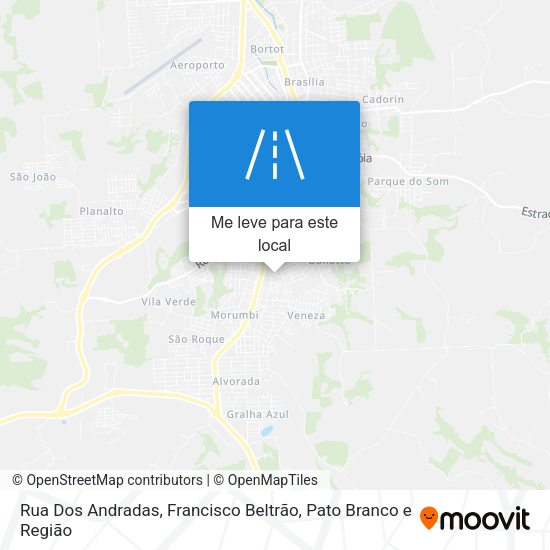 Rua Dos Andradas mapa