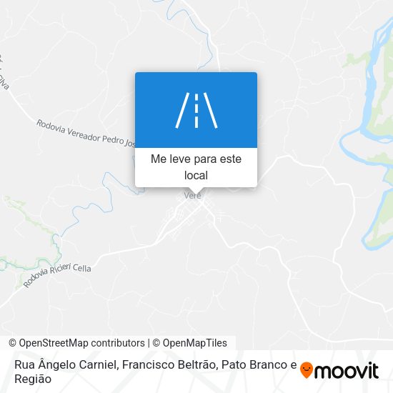 Rua Ângelo Carniel mapa