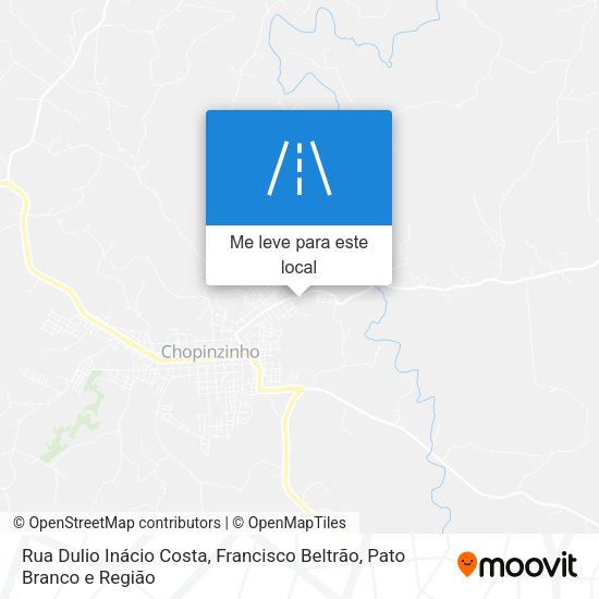 Rua Dulio Inácio Costa mapa