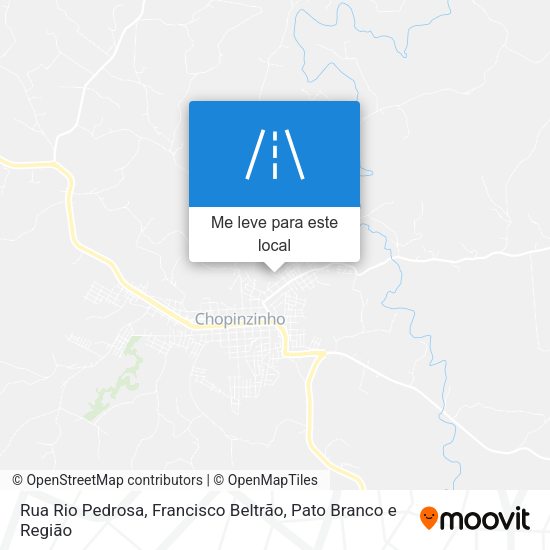 Rua Rio Pedrosa mapa
